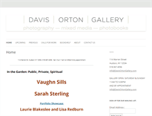 Tablet Screenshot of davisortongallery.com